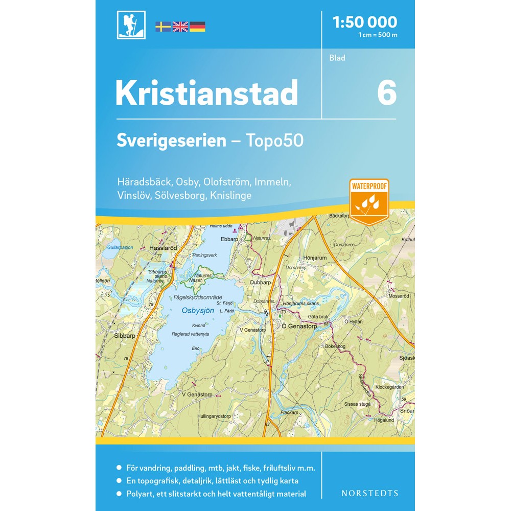 6 Kristianstad Sverigeserien 1:50 000